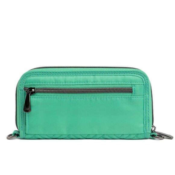 Lug Whirly RFID Wristlet Wallet Oasis Teal Green - Picture 8 of 15